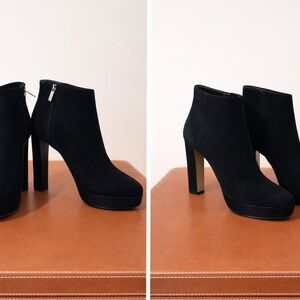 Diane Von Furstenberg Black Ankle Booties